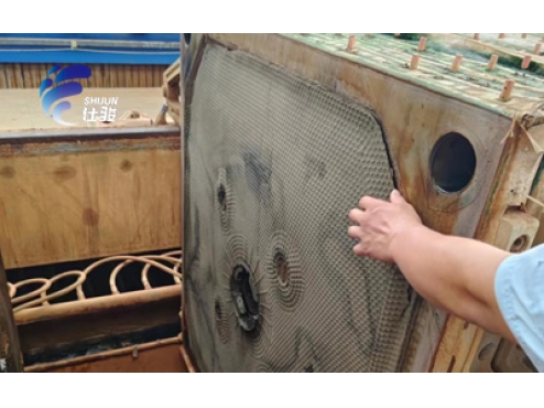 板框壓濾機壓泥為什么會粘濾布？-青島仕駿